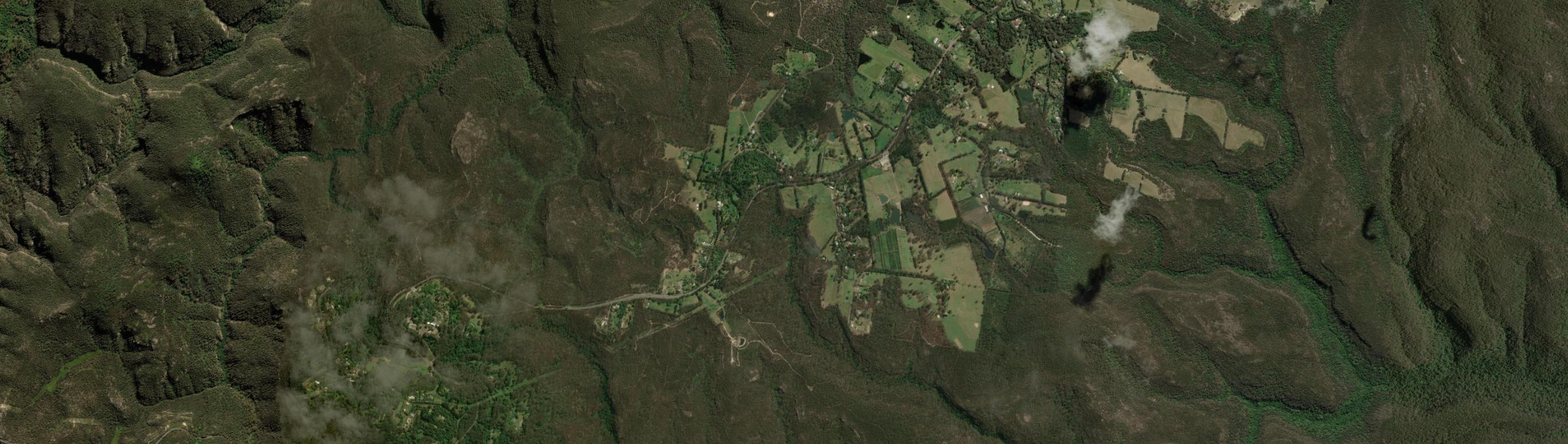 Aerial view of Berambing, NSW