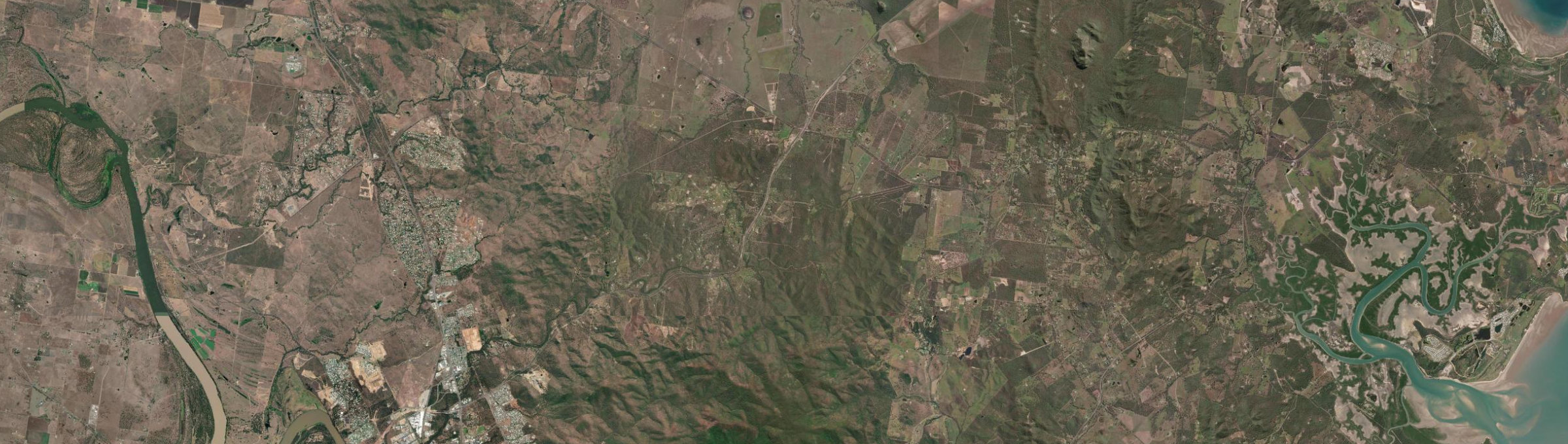 Aerial view of Ironpot (Livingstone - Qld), QLD