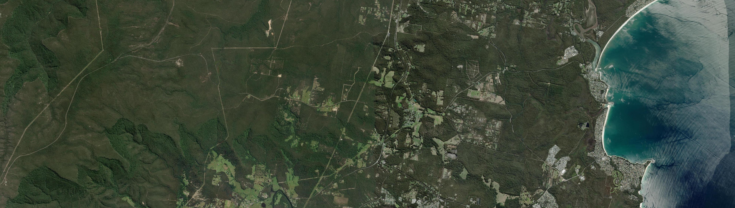 Aerial view of Tomerong, NSW