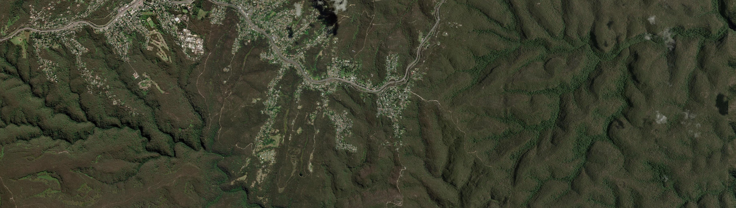 Aerial view of Woodford (NSW), NSW