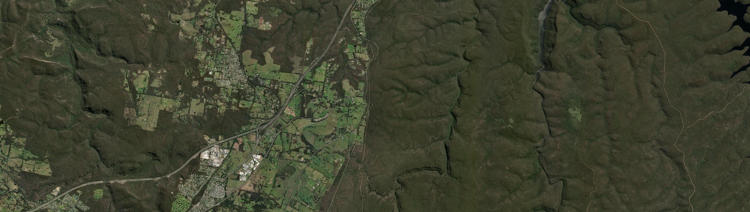 Aerial view of Alpine, NSW