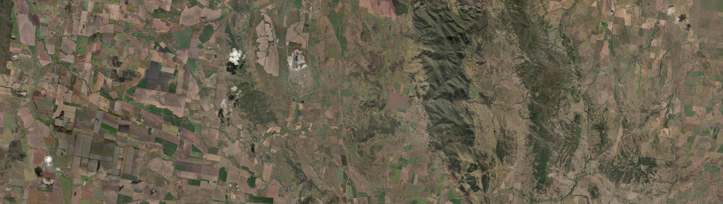 Aerial view of Quipolly, NSW