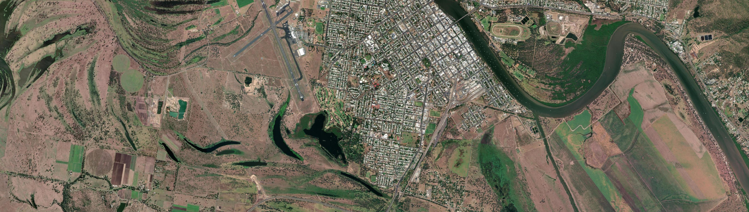 Aerial view of The Range (Qld), QLD