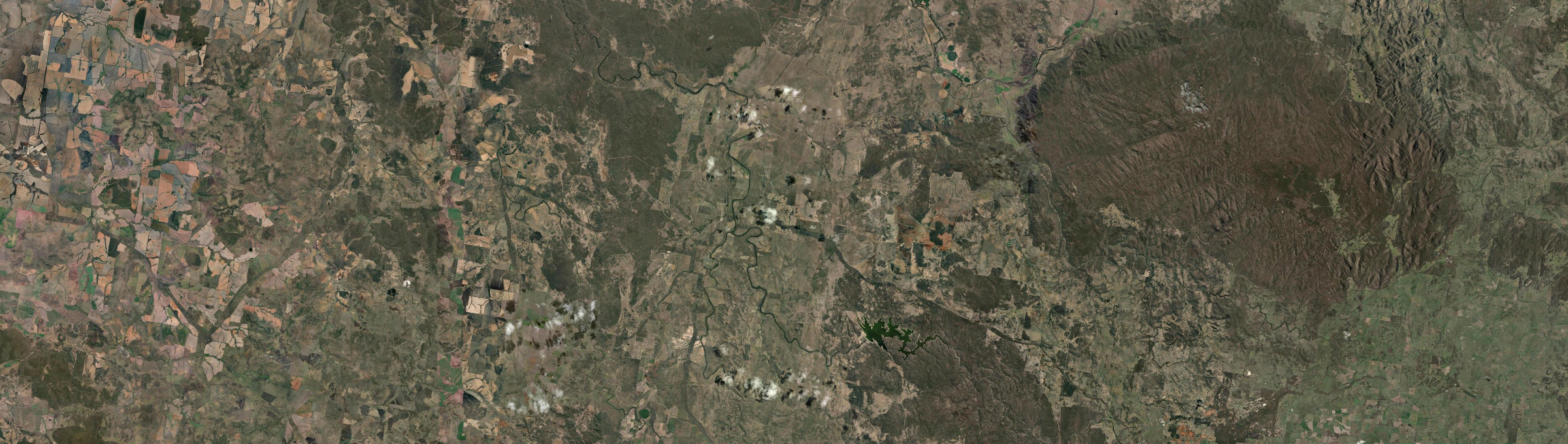 Aerial view of Ashford (NSW), NSW