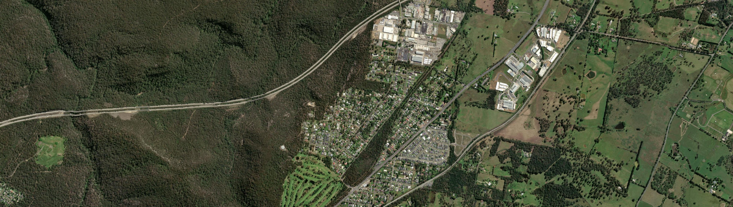 Aerial view of Willow Vale (Wingecarribee - NSW), NSW