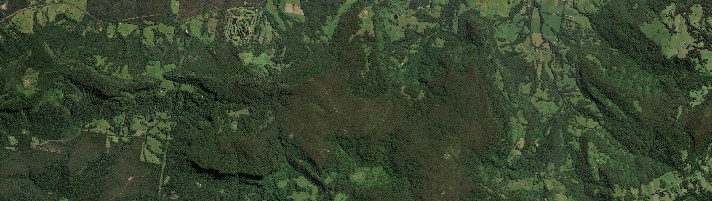 Aerial view of Red Rocks, NSW