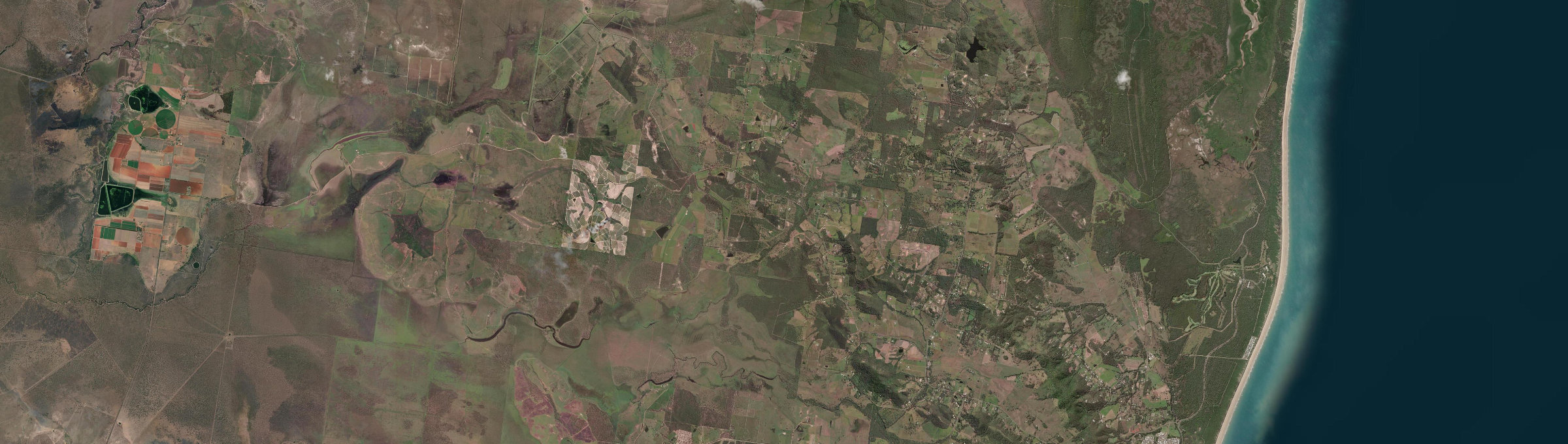 Aerial view of Bungundarra, QLD