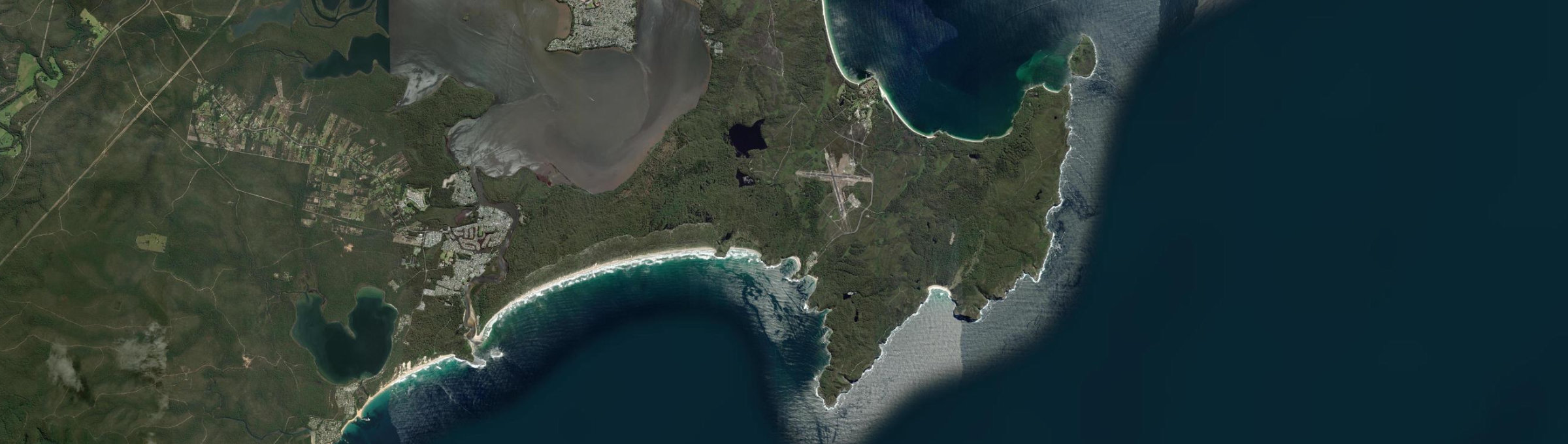 Aerial view of Jervis Bay, Other Territories
