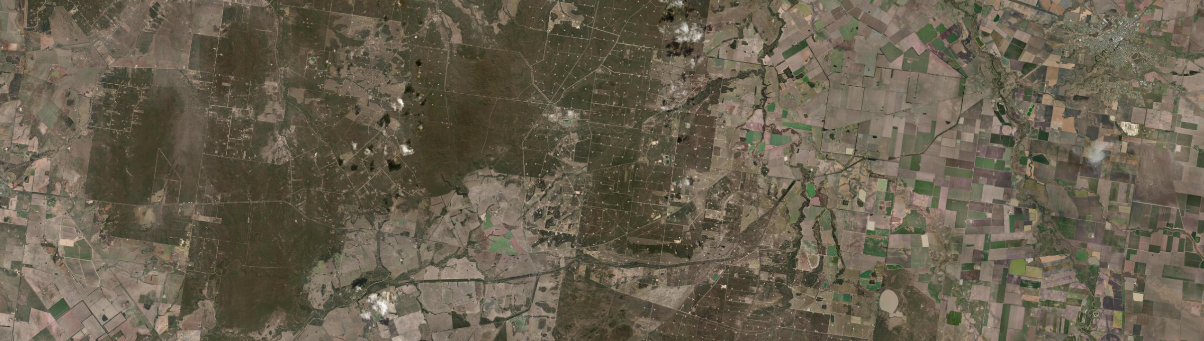 Aerial view of Kumbarilla, QLD