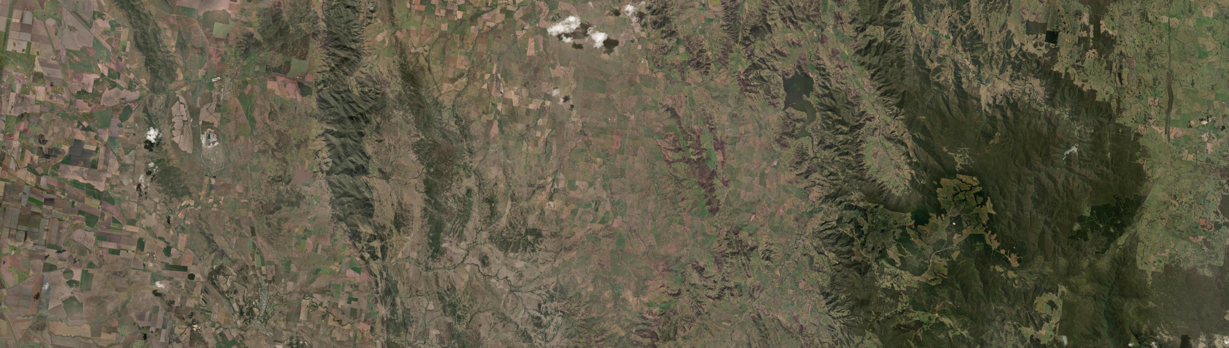 Aerial view of Garoo, NSW