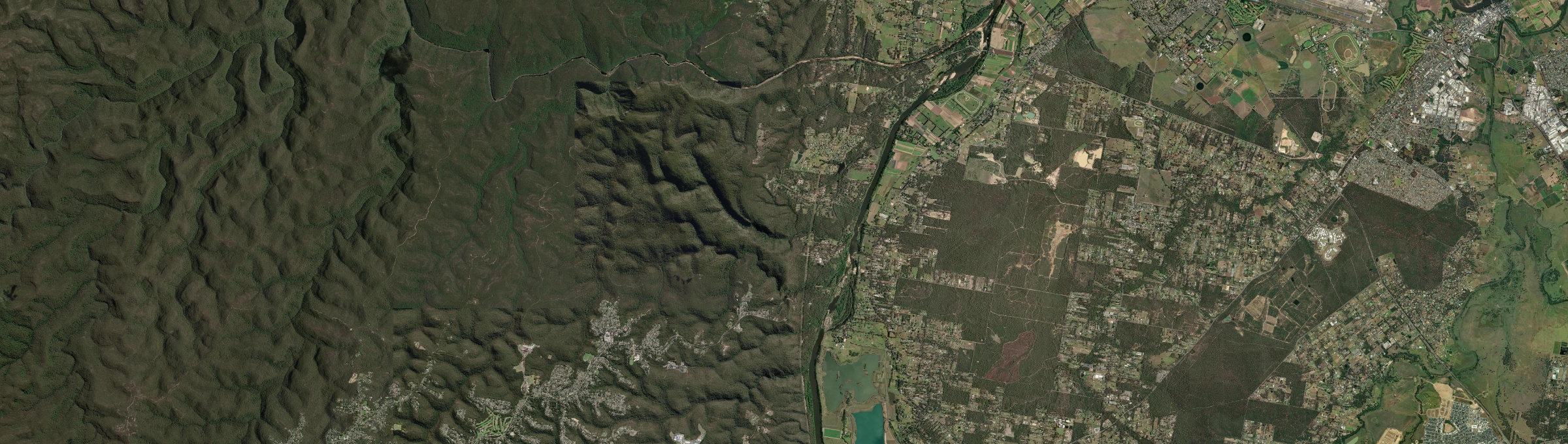 Aerial view of Yarramundi, NSW