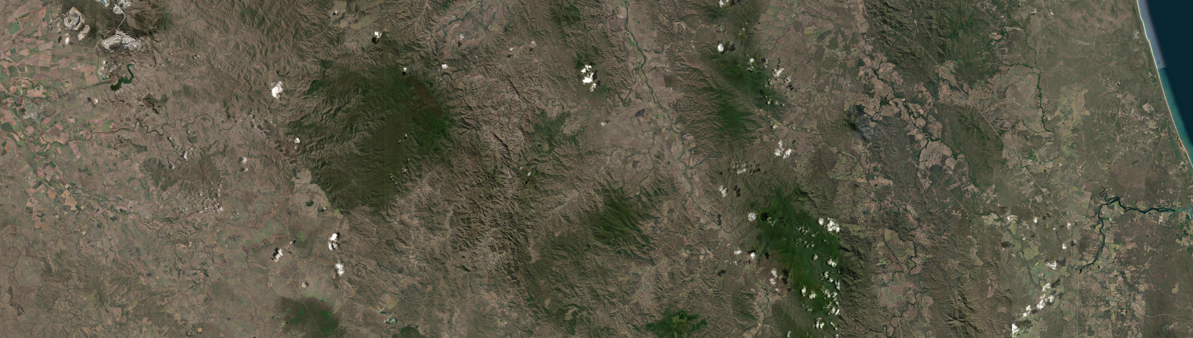Aerial view of Boyne Valley, QLD