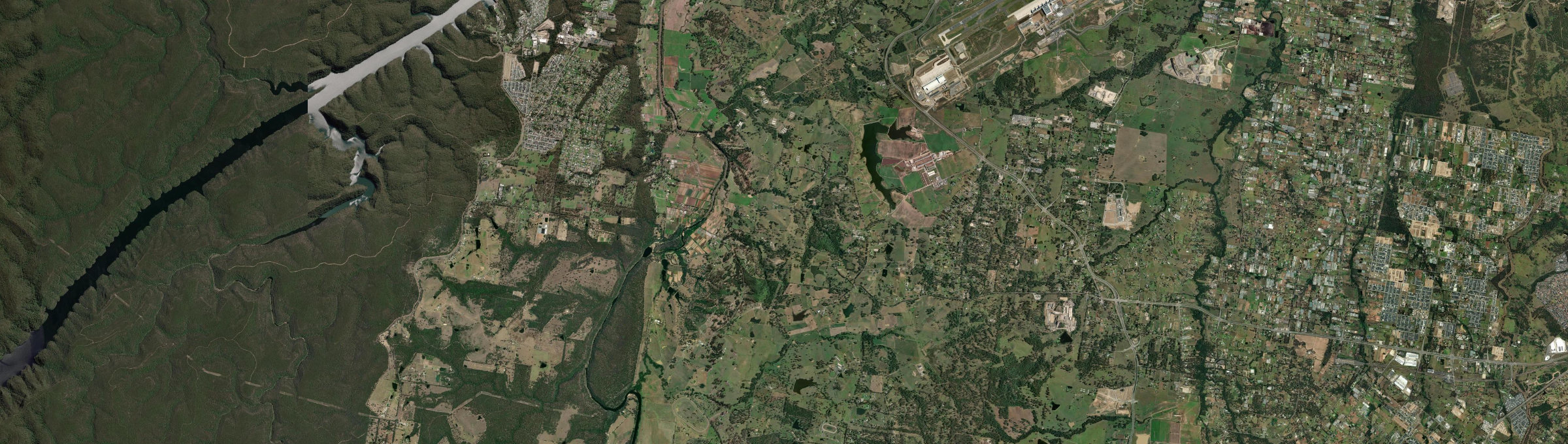 Aerial view of Greendale (Liverpool - NSW), NSW