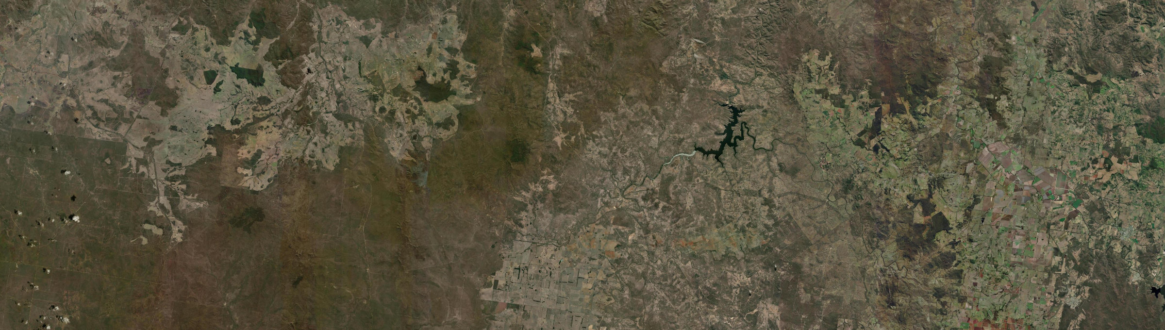 Aerial view of Boondooma, QLD