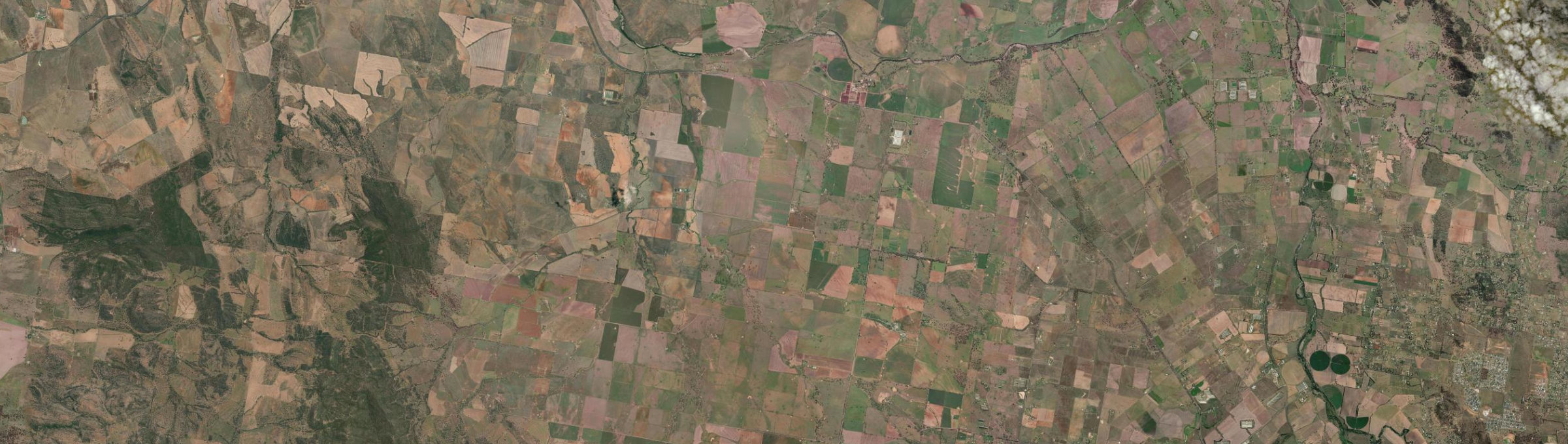 Aerial view of Bective, NSW