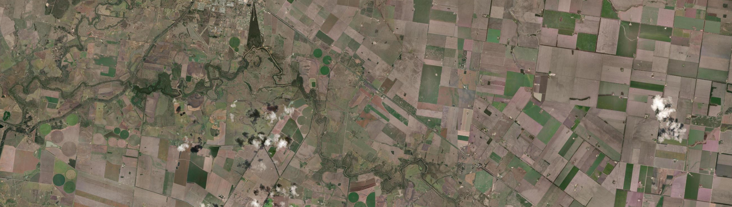 Aerial view of Boonarga, QLD