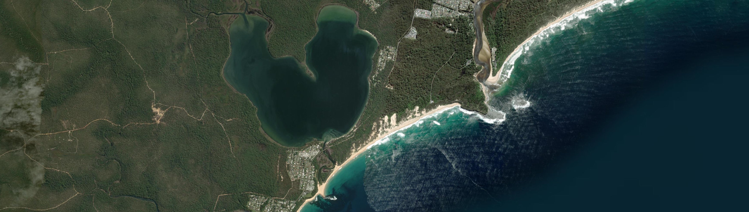 Aerial view of Swanhaven, NSW