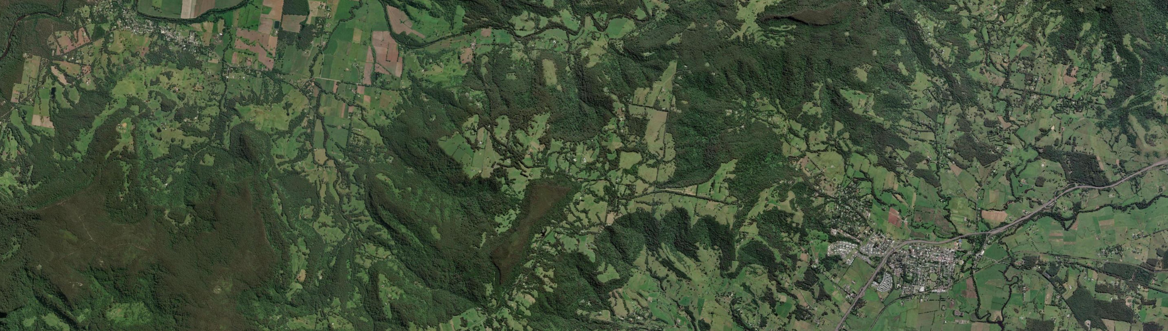 Aerial view of Bellawongarah, NSW