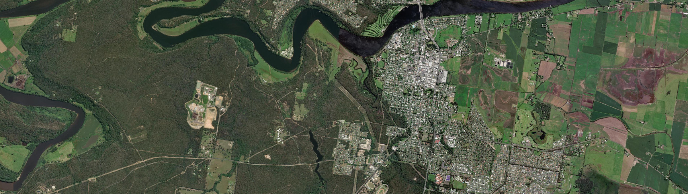 Aerial view of West Nowra, NSW