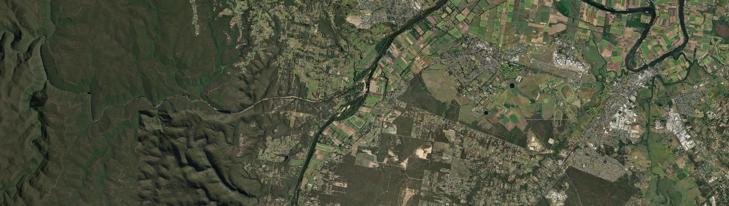 Aerial view of Agnes Banks, NSW