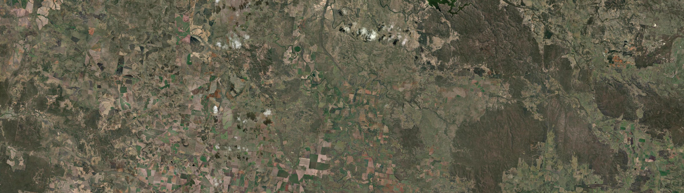 Aerial view of Bukkulla, NSW