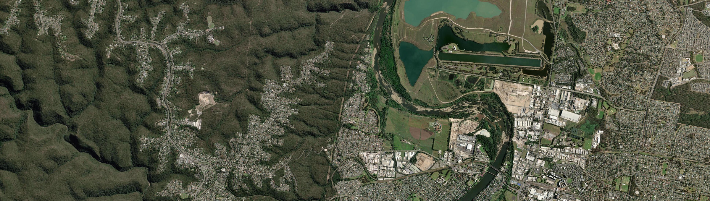 Aerial view of Emu Heights (NSW), NSW