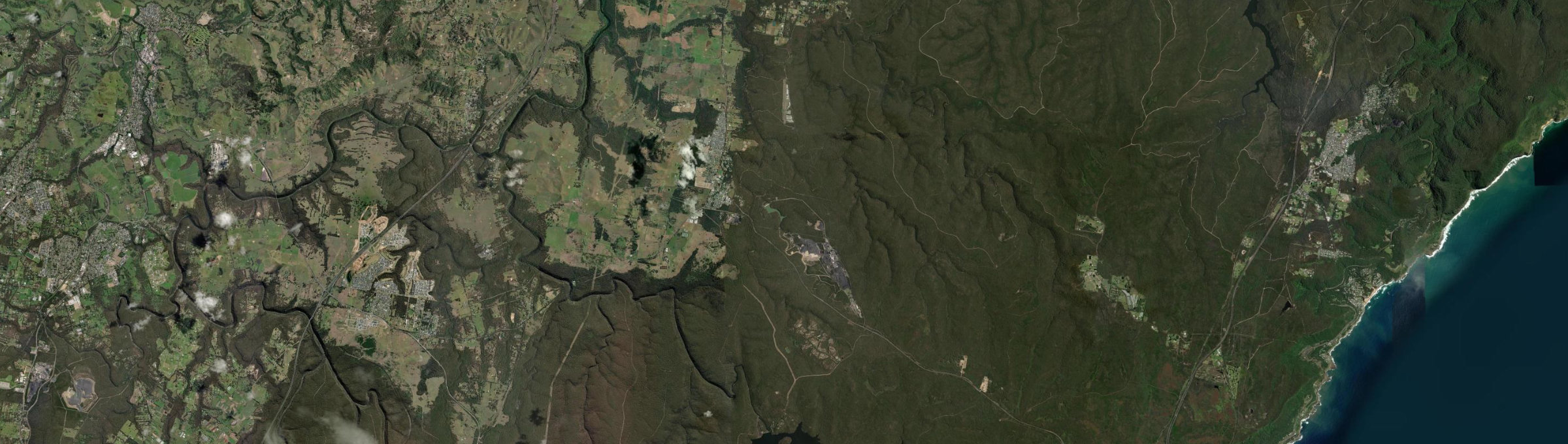 Aerial view of Appin (NSW), NSW