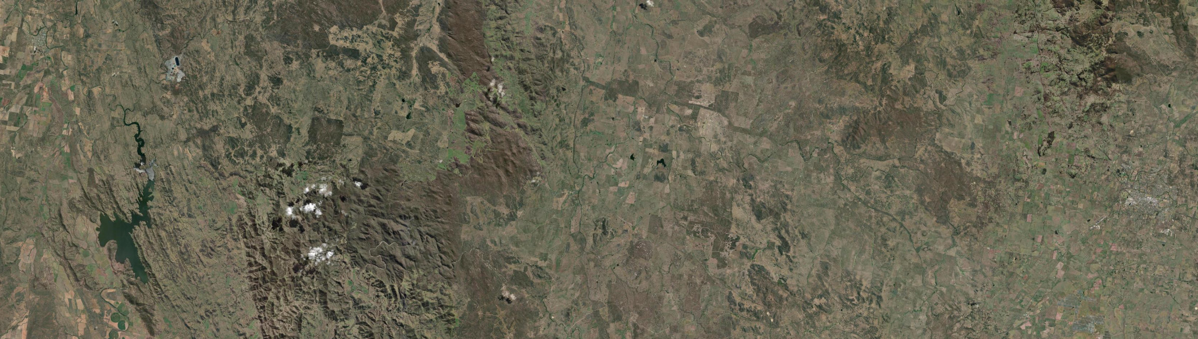 Aerial view of Kingstown, NSW