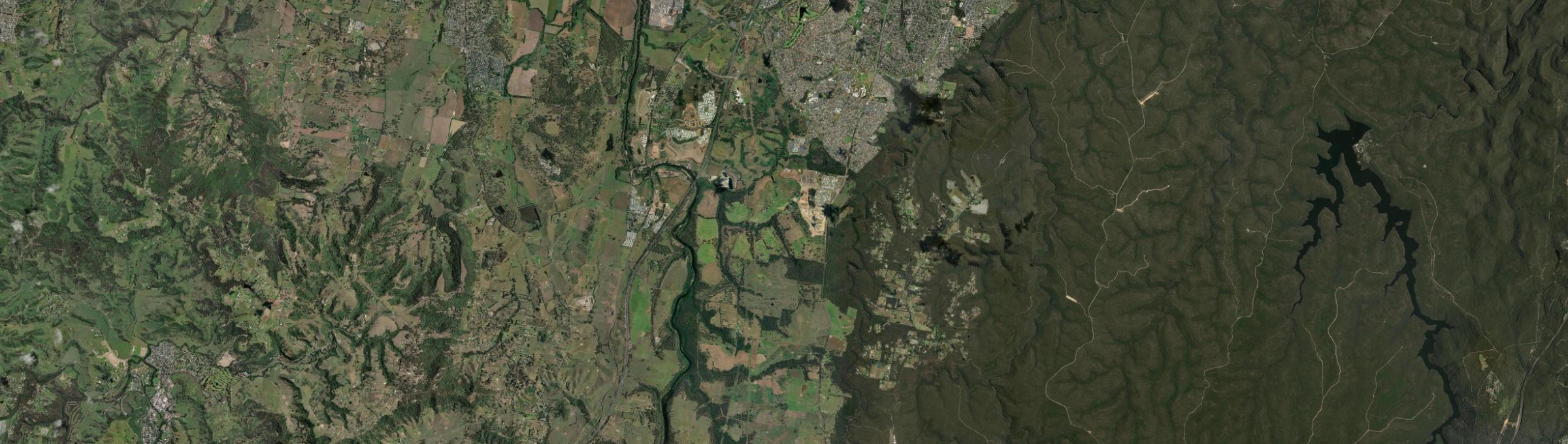 Aerial view of Gilead, NSW