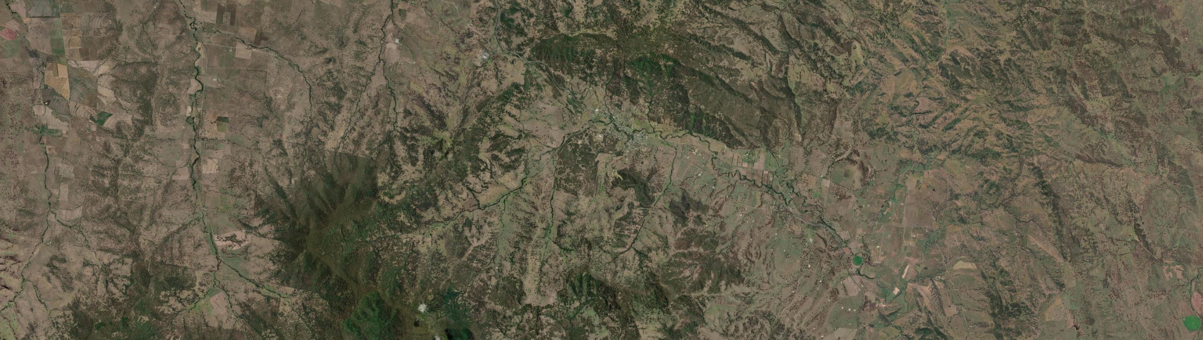 Aerial view of Murrurundi, NSW