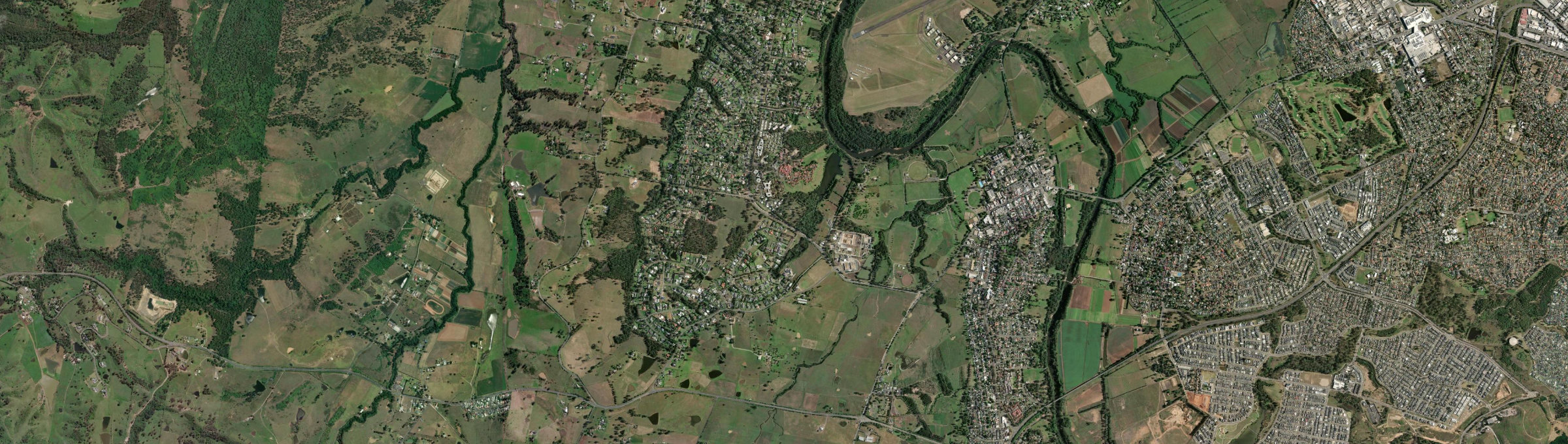 Aerial view of Grasmere, NSW