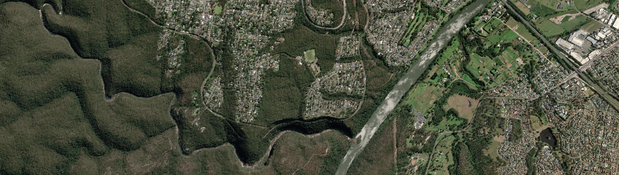 Aerial view of Lapstone, NSW