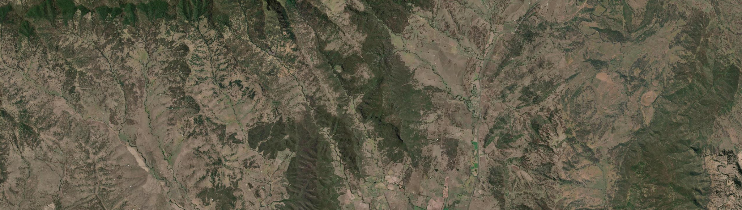 Aerial view of Dry Creek (NSW), NSW