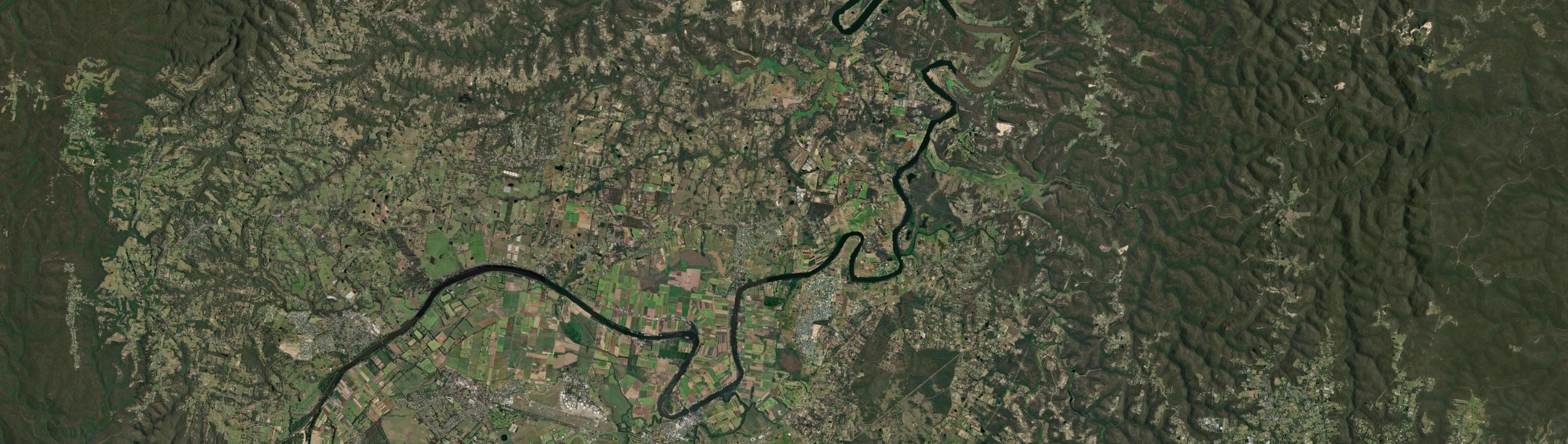 Aerial view of Wilberforce (NSW), NSW