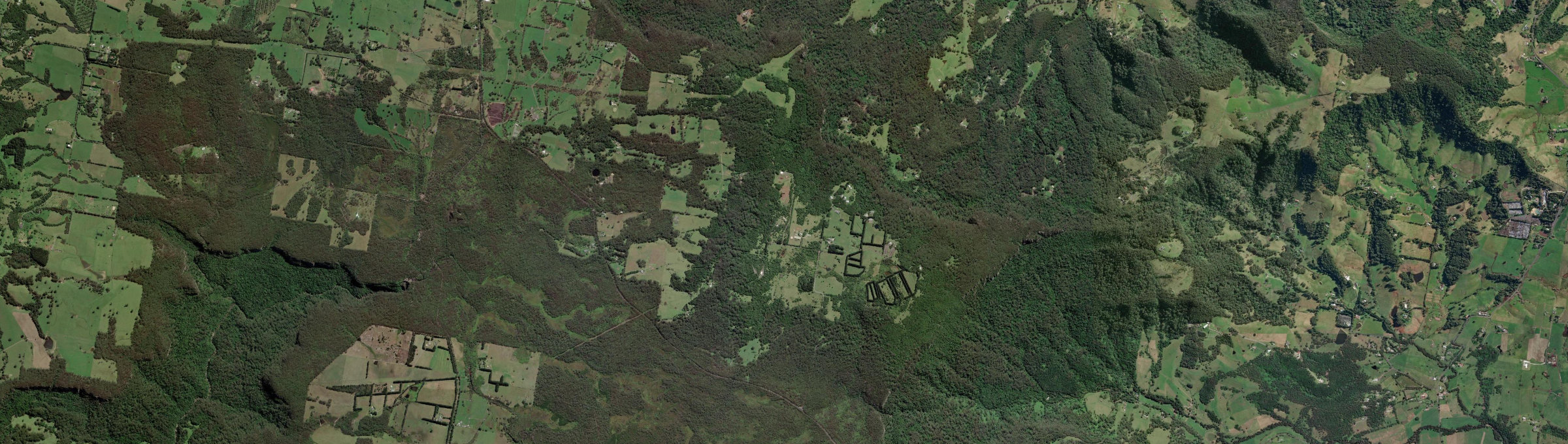 Aerial view of Knights Hill, NSW