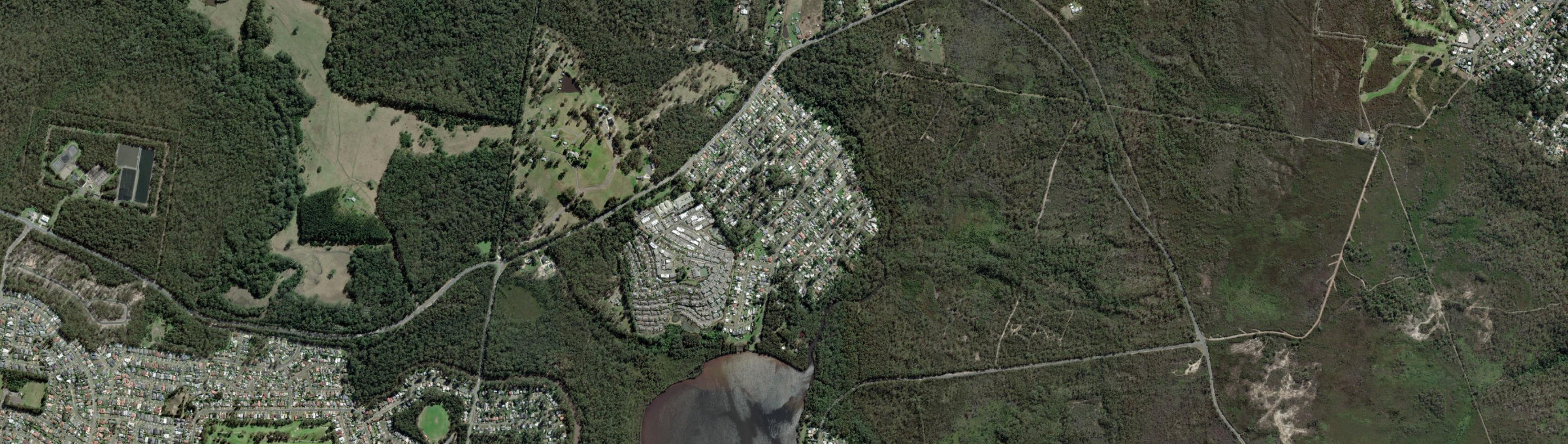 Aerial view of Old Erowal Bay, NSW
