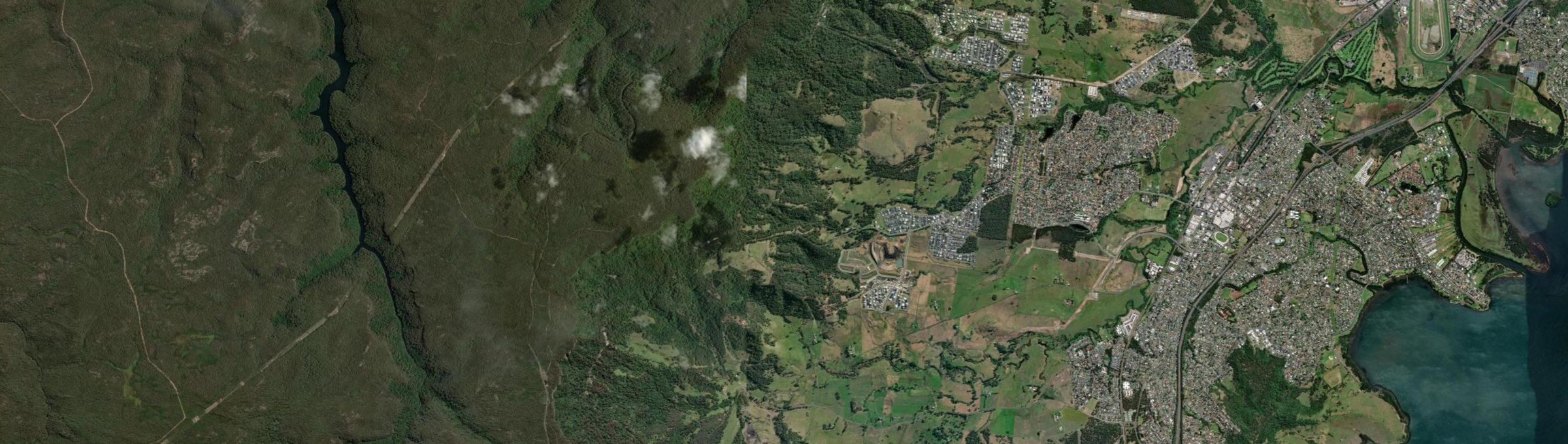 Aerial view of Huntley (Wollongong - NSW), NSW