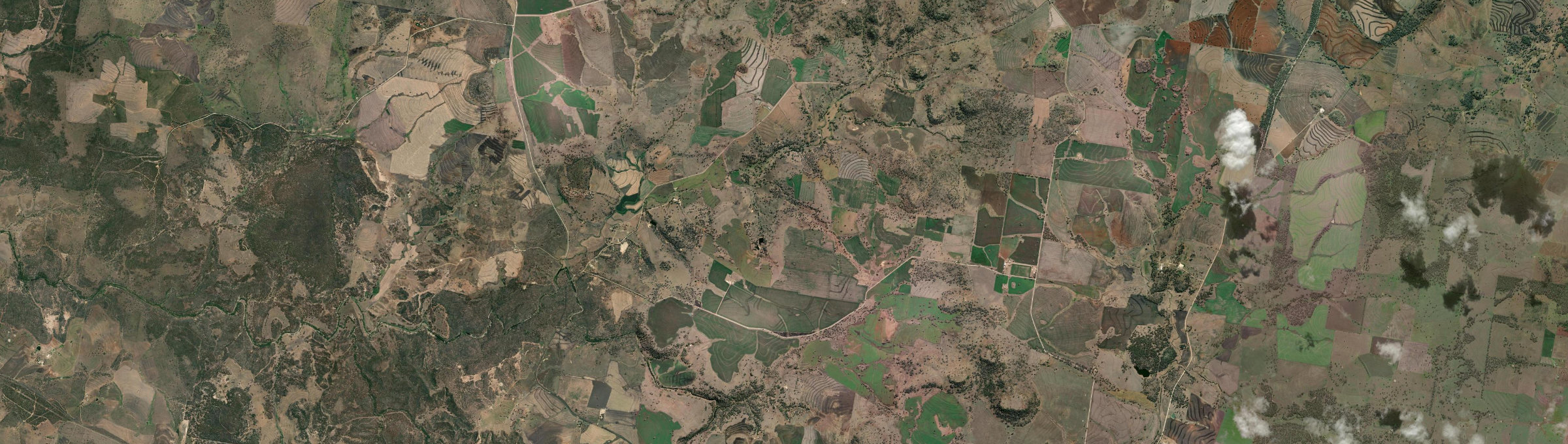 Aerial view of Gragin, NSW
