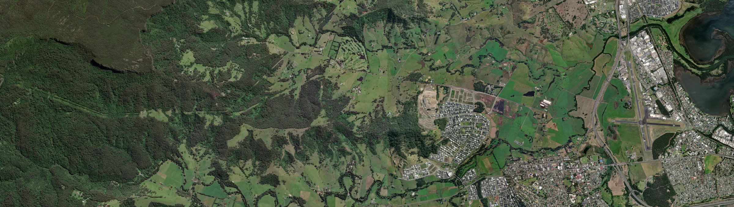 Aerial view of Calderwood, NSW