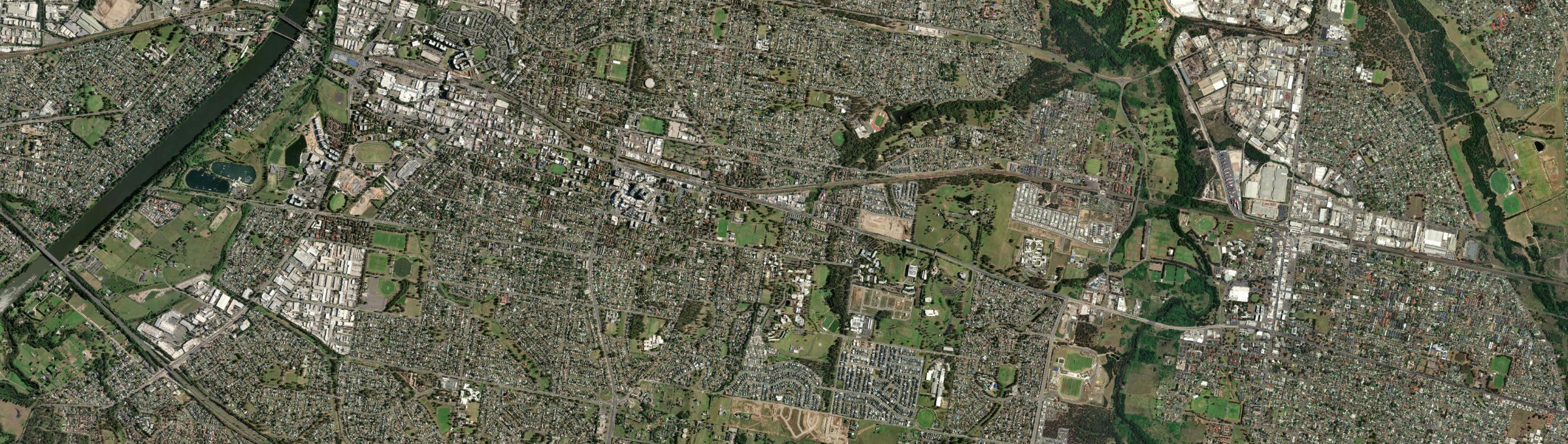 Aerial view of Kingswood (Penrith - NSW), NSW