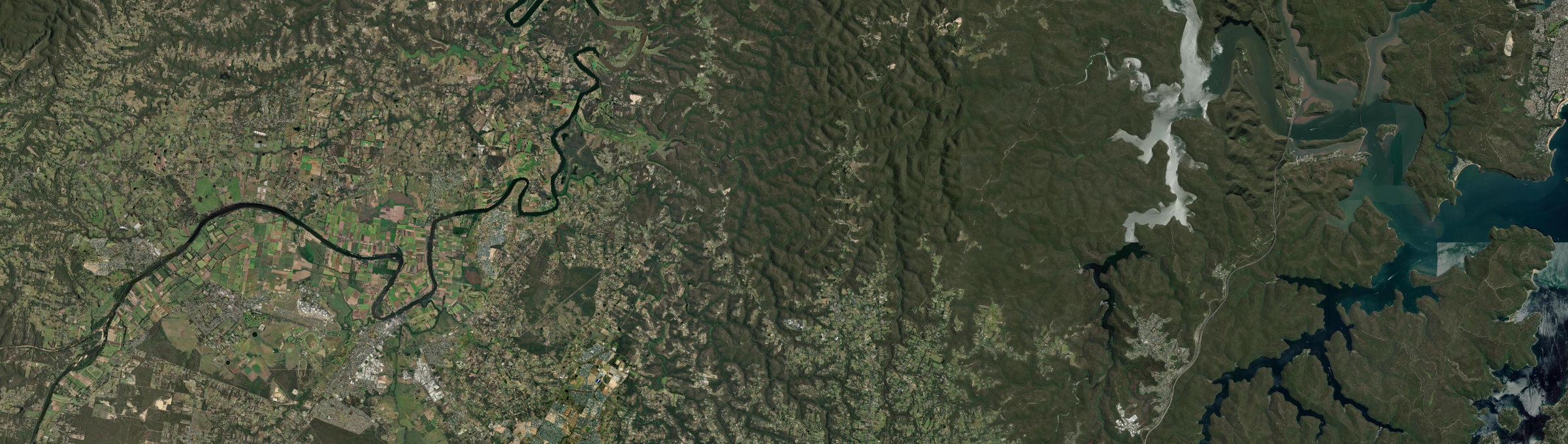 Aerial view of Glenorie, NSW