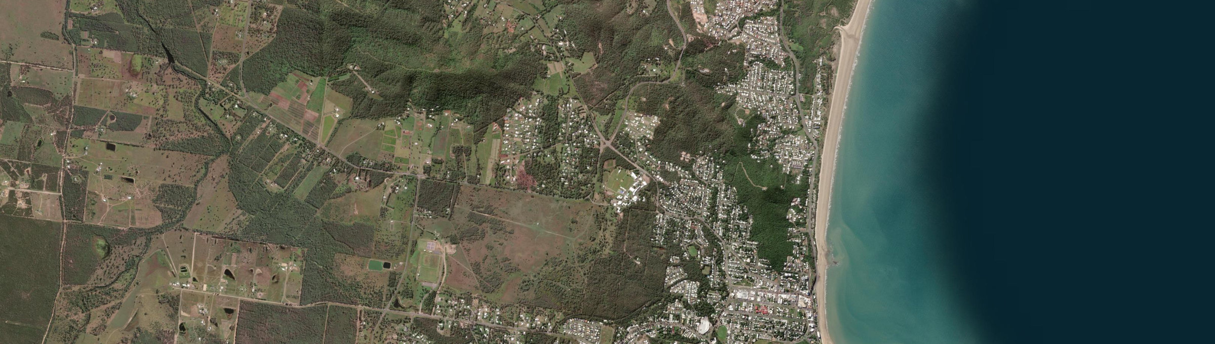Aerial view of Inverness, QLD