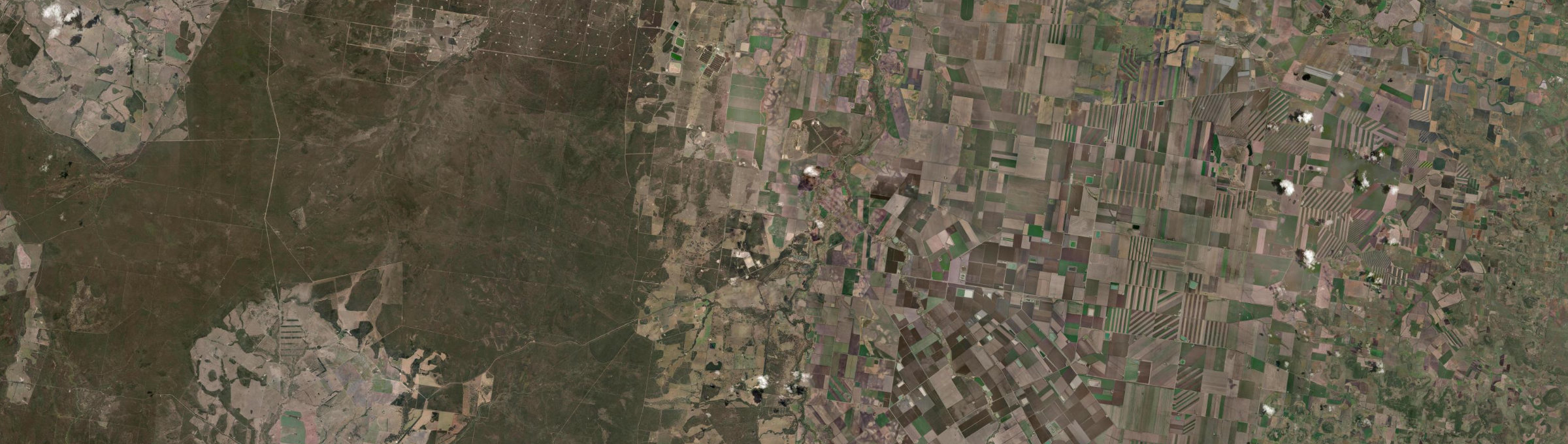 Aerial view of Cecil Plains, QLD