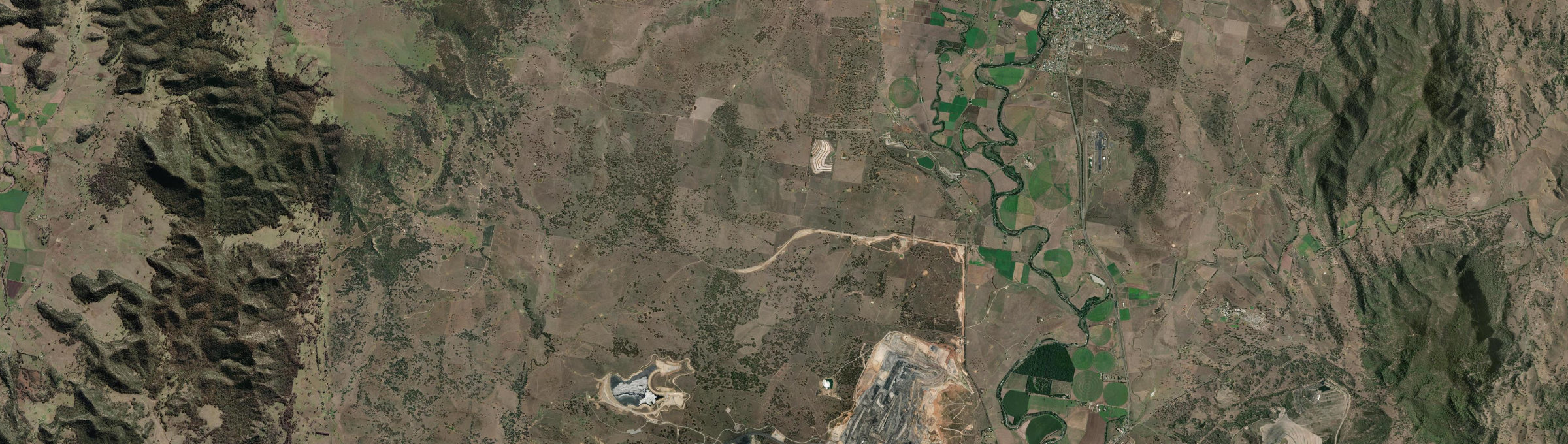 Aerial view of Kayuga, NSW