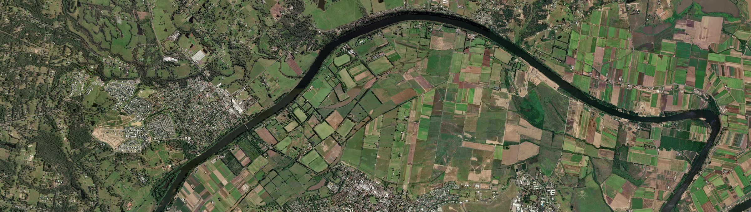 Aerial view of Richmond Lowlands, NSW