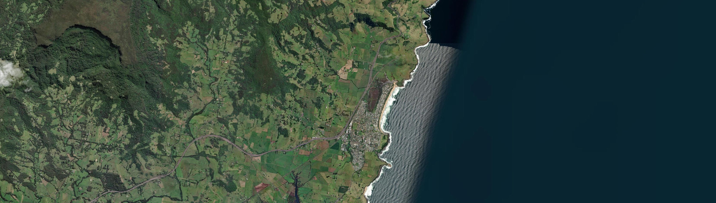 Aerial view of Gerringong, NSW