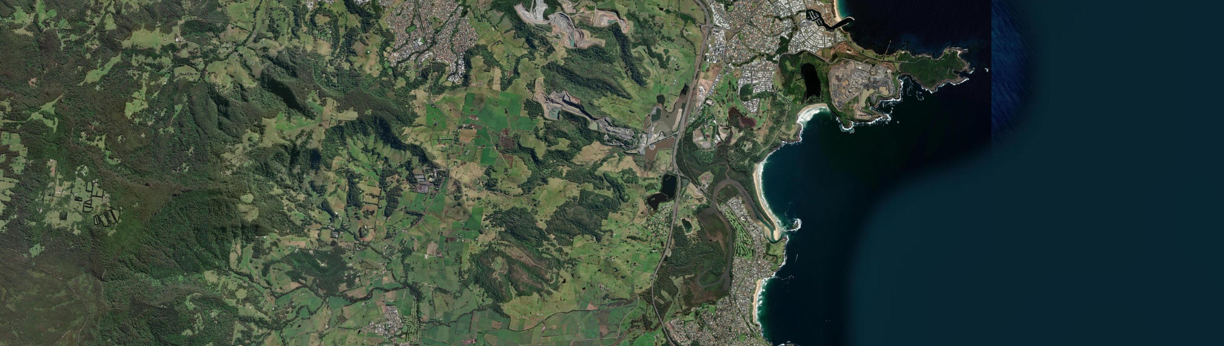 Aerial view of Dunmore (NSW), NSW