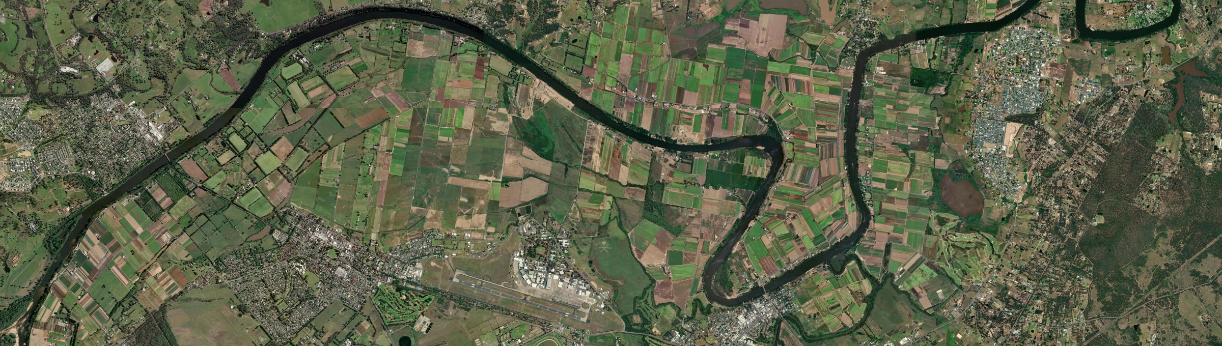 Aerial view of Cornwallis, NSW