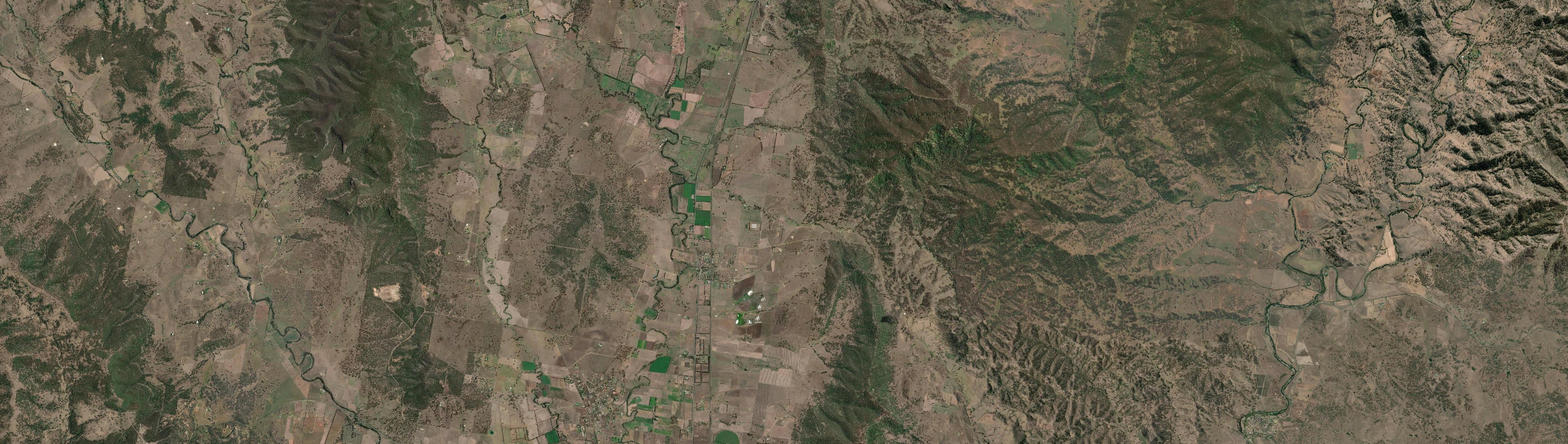 Aerial view of Parkville (NSW), NSW