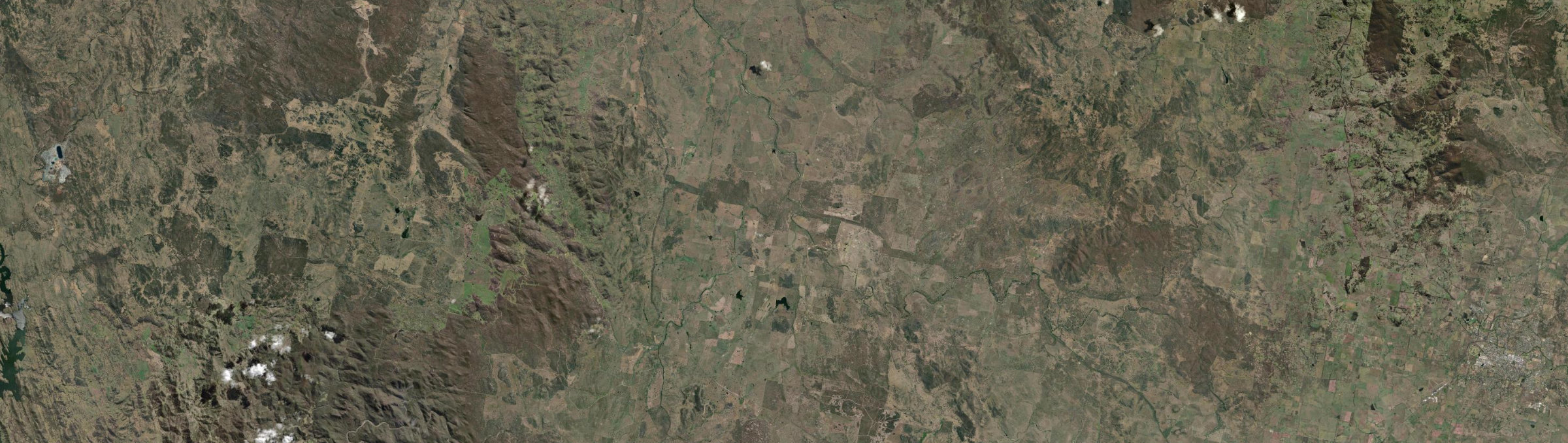 Aerial view of Torryburn (Uralla - NSW), NSW